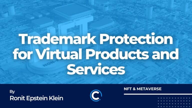 Trademark Protection for Virtual Products and Services1