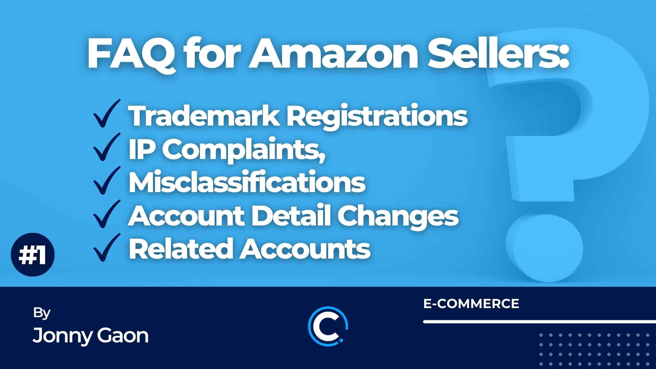 FAQ for Amazon Sellers